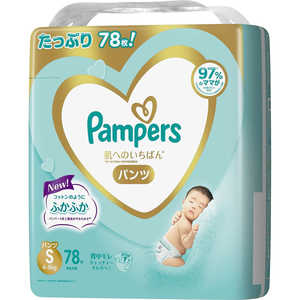 P &G Pampers(ѥѡ)ȩؤΤФ ѥ ȥ饸 S(4-8kg)78 PMϥPUJS78