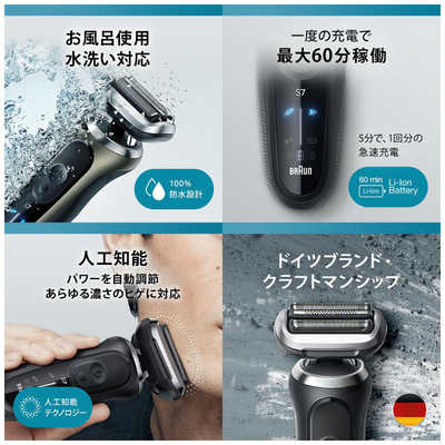 ブラウン BRAUN 電気シェーバー シリーズ7 (単体モデル/ヒゲ