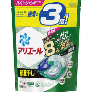 P＆G アリエールジェルボール4D部屋干し用 つめかえ用 ハイパージャンボサイズ 33個 