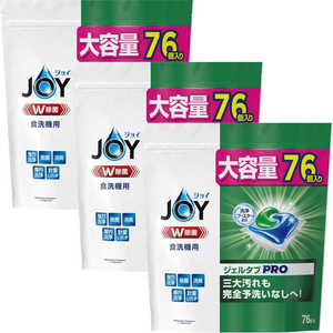 P＆G (ケース販売)JOY(ジョイ)ジェルタブ 大容量 76個入×3個 