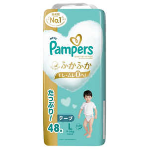 P＆G Pampers(パンパース)はじめての肌へのいちばん テープ ウルトラジャンボ L(9-14kg)48枚 