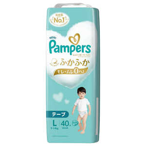 P&G Pampers(パンパース)はじめての肌へのいちばん テープ スーパージャンボ L(9-14kg)40枚 P&G Pampers(パンパース)はじめての肌へのいちばん テープ スーパージャンボ L(9-14kg)40枚