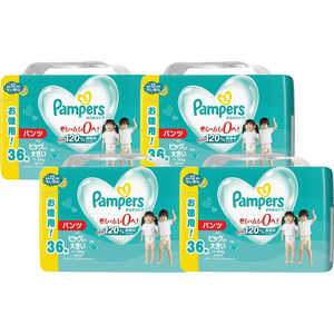 P＆G (ケース販売)Pampers(パンパース)さらさらケア パンツ ウルトラジャンボ XXLビッグより大きい(15-28kg)36枚×4個 