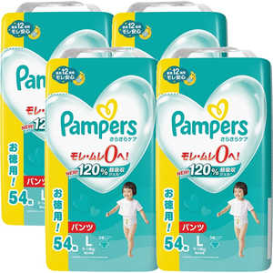 P＆G (ケース販売)Pampers(パンパース)さらさらケア パンツ ウルトラジャンボ L(9-14kg)54枚×4個 