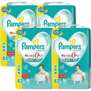 P＆G (ケース販売)Pampers(パンパース)さらさらケア パンツ ウルトラジャンボ Mたっち(6-12kg)62枚×4個 