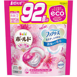 P＆G Bold(ボールド)ジェルボール4D つめかえ用超メガジャンボサイズ 92個 華やかプレミアムブロッサムの香り 