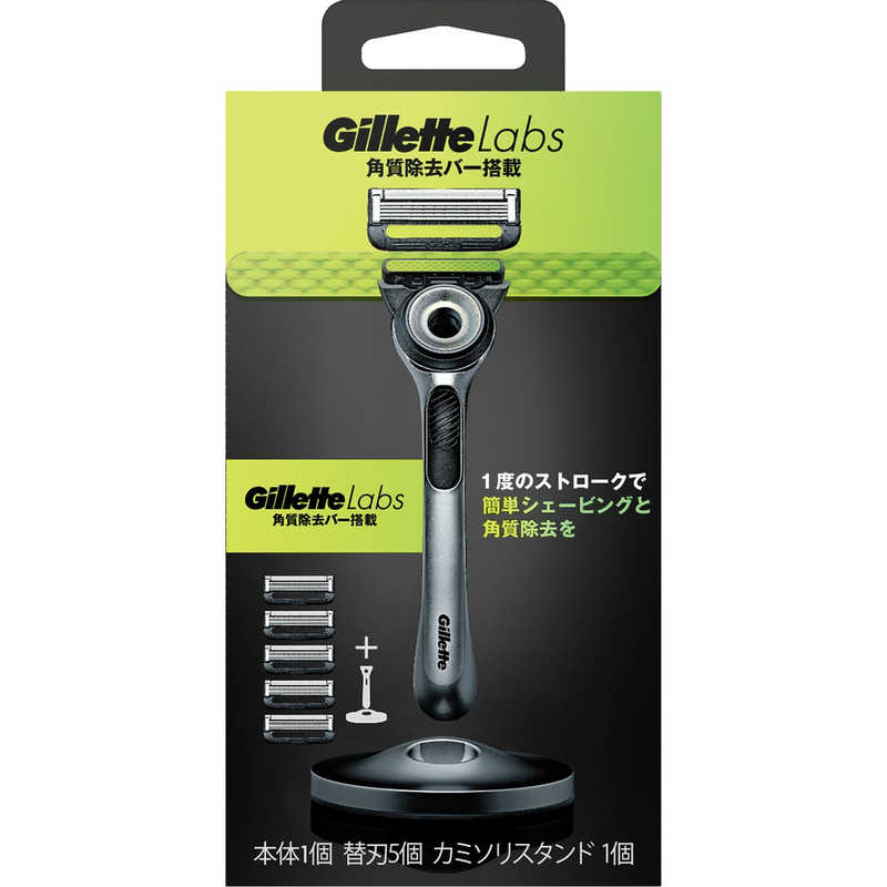 P＆G P＆G ジレットラボ 角質除去バー搭載 ホルダー＋替刃4個入  