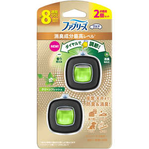 P＆G ファブリーズ イージークリップ 消臭成分最高レベル クリーンフレッシュ 2.5mL×2個パック FRｸﾘﾂﾌﾟｸﾘﾝ2ｺ