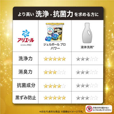 P＆G アリエールジェルボールプロ パワー 本体 9個 の通販