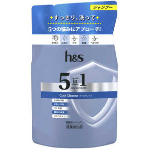 P&G h&s(エイチアンドエス)5 in 1 クールクレンズシャンプー つめかえ用 290g P&G h&s(エイチアンドエス)5 in 1 クールクレンズシャンプー つめかえ用 290g