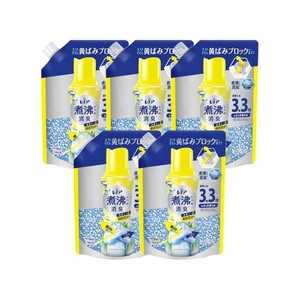 P&G (ケース販売)レノア煮沸レベル消臭抗菌ビーズ 黄ばみブロッカー シトラスホワイトの香りつめかえ用超 特大1410mL×5個 P&G (ケース販売)レノア煮沸レベル消臭抗菌ビーズ 黄ばみブロッカー シトラスホワイトの香りつめかえ用超 特大1410mL×5個