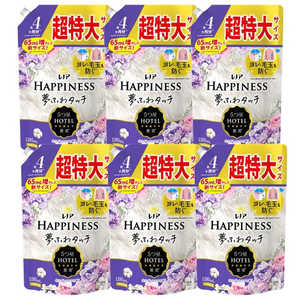 P&G (ケース販売)レノアハピネス夢ふわタッチリラックスナイトホワイトムスクの香り詰替用超特大サイズ1285mL×6 P&G (ケース販売)レノアハピネス夢ふわタッチリラックスナイトホワイトムスクの香り詰替用超特大サイズ1285mL×6