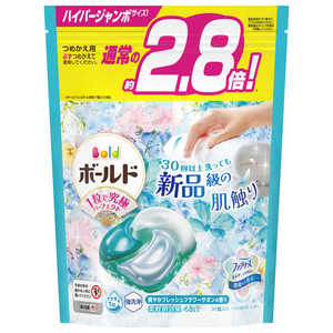 P＆G Bold(ボールド)ジェルボール4D 詰替 ハイパージャンボサイズ31個 爽やかフレッシュフラワーサボンの香り BDGBサボンHJ