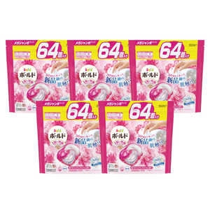 P＆G (ケース販売)ボールドジェルボール4D華やかプレミアムブロッサムの香り つめかえメガジャンボサイズ64個×5 BDGBブロツサムMJCS