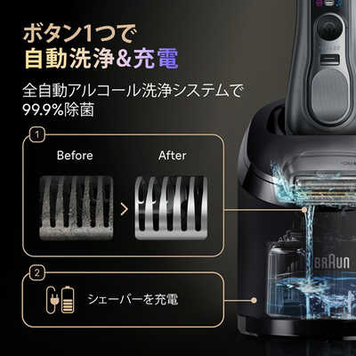 ブラウン BRAUN 電気シェーバー シリーズ9Pro＋ 6in1洗浄機付き・美顔