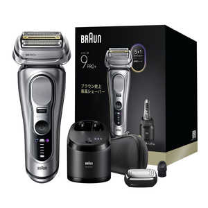 ブラウン BRAUN 電気シェーバー シリーズ9Pro＋ 6in1洗浄機付き・美顔器ヘッド付属モデル ［4枚刃 / AC100V-240V］ 9687CC