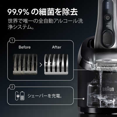 ブラウン BRAUN 電気シェーバー シリーズ8 洗浄機モデル ［3枚刃