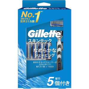 P＆G ジレット マッハシンスキンテック4B ホルダー付 替刃5個 