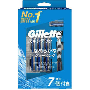 P＆G ジレット マッハシンスキンテック6B ホルダー付 替刃7個 