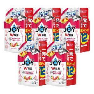 P&G (ケース販売)除菌ジョイコンパクト 贅沢グレープフルーツの香り 詰替超ジャンボサイズ1550ml×5 P&G (ケース販売)除菌ジョイコンパクト 贅沢グレープフルーツの香り 詰替超ジャンボサイズ1550ml×5