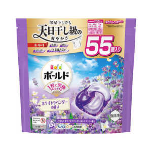 P&G ボールドジェルボール4D心安らぐホワイトラベンダー&ジャスミンの香り つめかえメガジャンボサイズ 55個 P&G ボールドジェルボール4D心安らぐホワイトラベンダー&ジャスミンの香り つめかえメガジャンボサイズ 55個