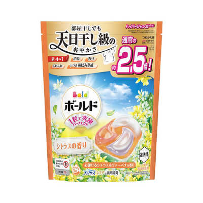 P＆G ボールドジェルボール4D心弾けるシトラス＆ヴァーベナの香り