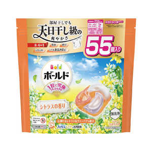 P&G ボールドジェルボール4D心弾けるシトラス&ヴァーベナの香り つめかえメガジャンボサイズ 55個 P&G ボールドジェルボール4D心弾けるシトラス&ヴァーベナの香り つめかえメガジャンボサイズ 55個