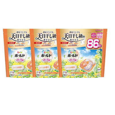 P＆G (ケース販売) ボールド ジェルボール4D 心弾けるシトラス