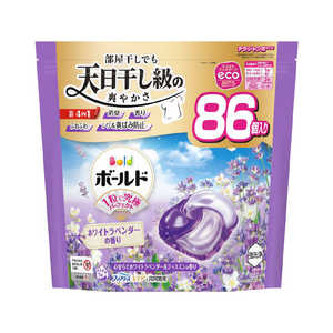P&G ボールドジェルボール4D心安らぐホワイトラベンダー&ジャスミンの香り つめかえテラジャンボサイス 86個 P&G ボールドジェルボール4D心安らぐホワイトラベンダー&ジャスミンの香り つめかえテラジャンボサイス 86個
