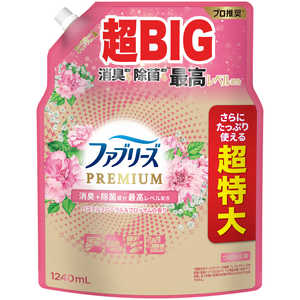 P＆G ファブリーズ W除菌＋消臭 プレミアム パステルフローラル＆ブロッサムの香り つめかえ用4回分 1240ml 