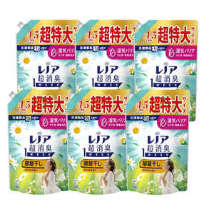 P&G (ケース販売)レノア超消臭1week部屋干しおひさまの香りつめかえ用超特大サイズ1380mL×6 P&G (ケース販売)レノア超消臭1week部屋干しおひさまの香りつめかえ用超特大サイズ1380mL×6