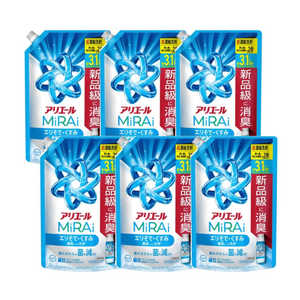 P&G (ケース販売)アリエールミライ 超濃縮 詰替 ウルトラジャンボサイズ 980g×6個 ARミライカエUJケス P&G (ケース販売)アリエールミライ 超濃縮 詰替 ウルトラジャンボサイズ 980g×6個 ARミライカエUJケス