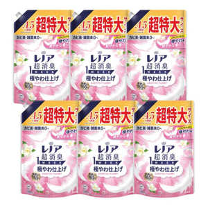 P&G (ケース販売)レノア超消臭1week極やわ仕上げふんわりブロッサムの香り 詰替用超特大サイズ 1380ml×6個 P&G (ケース販売)レノア超消臭1week極やわ仕上げふんわりブロッサムの香り 詰替用超特大サイズ 1380ml×6個