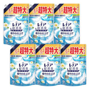 P&G (ケース販売)レノア超消臭1week極やわ仕上げふんわりシャボンの香り 詰替用超特大サイズ 1380ml×6個 P&G (ケース販売)レノア超消臭1week極やわ仕上げふんわりシャボンの香り 詰替用超特大サイズ 1380ml×6個