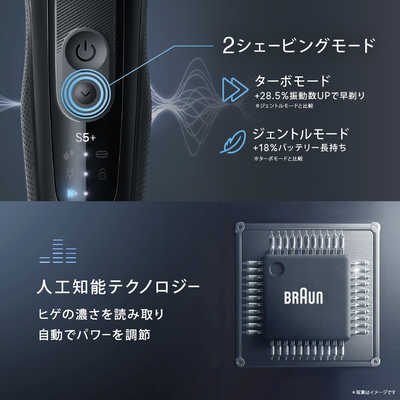 ブラウン BRAUN 電気シェーバー シリーズ5＋ [3枚刃 / AC100V-240V