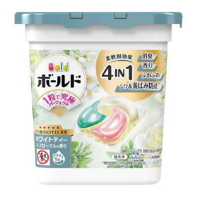 P＆G ボールド ジェルボール4D 心弾けるホワイトティー＆フローラルの