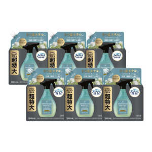P＆G (ケース販売)レノア ハピネスミスト ホワイトティーの香り 詰め替え 4回分 1240mL×6 
