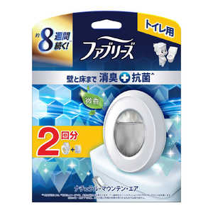 P&G ファブリーズトイレ用消臭剤プレミアムシリーズ+抗菌 ナチュラル・マウンテン・エア 本体+詰替1個パック フアブトイレPエアX2 P&G ファブリーズトイレ用消臭剤プレミアムシリーズ+抗菌 ナチュラル・マウンテン・エア 本体+詰替1個パック フアブトイレPエアX2
