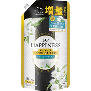 P＆G レノアハピネス夢ふわタッチフローラルブーケ＆リネンの香り詰替増量サイズ 500ml レノアHPFブケUP