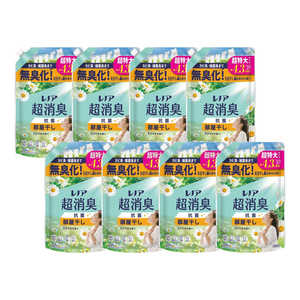 P＆G (ケース販売)レノア 超消臭 部屋干し おひさまの香り 詰替用超特大サイズ 1335mL×8 レノアヘヤオヒサマSSLCS