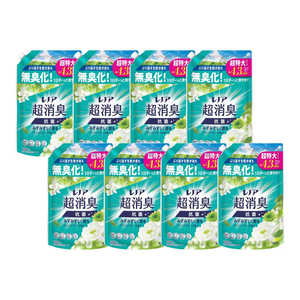 P＆G (ケース販売)レノア 超消臭 みずみずしく香るフレッシュグリーンの香り 詰替用超特大サイズ 1335mL×8 レノアFグリンSSLCS