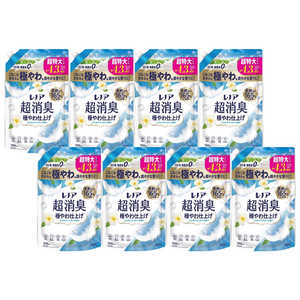 P＆G (ケース販売)レノア 超消臭 極やわ仕上げ ふんわりシャボンの香り 詰替用超特大サイズ 1335mL×8 レノアシヤボンSSLCS
