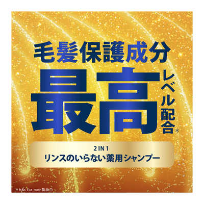 P＆G エイチアンドエス for men ゴールド2in1シャンプー オールド