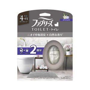 P＆G ファブリーズトイレ用消臭剤 プレミアムシリーズ消臭＋自然な香り ホワイトムスク 本体＋つめかえ1個パック フアブトイレPSムスクX2