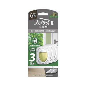 P＆G ファブリーズ玄関用消臭剤 プレミアムシリーズ消臭＋自然な香り フォレスト＆シダーウッドつめかえ3個パック FRゲンカンフオレストX3