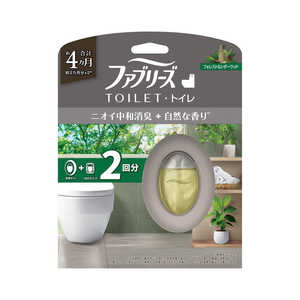 P＆G ファブリーズトイレ用消臭剤 プレミアムシリーズ消臭＋自然な香り フォレスト＆シダーウッド本体＋つめかえ1個パック FRトイレPSフオレストX2