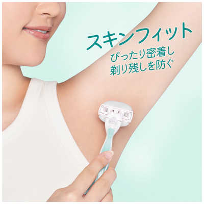 P＆G ヴィーナス うるツヤ肌 敏感肌向け 3枚刃 ホルダー 替刃2個付 の