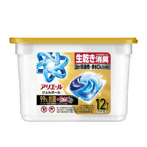 P＆G アリエール ジェルボールプロパワー 超抗菌本体 12個 ARGBプロPコウキン