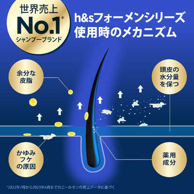 P＆G h＆s for men リフレッシュEX シャンプー 詰め替え 300g HSMEN