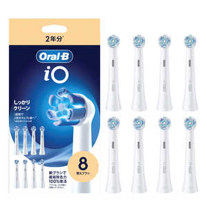 ブラウン　BRAUN アルティメットクリーン(ホワイト)替えブラシ8本入り ［8本入］ iORBCW-8EL